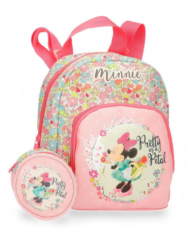 MOCHILA 23CM.MINNIE FLORALS